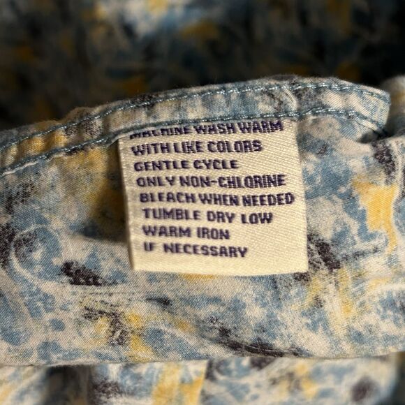 Alan Flusser Shirt Men’s Long Sleeve Button Down Multicolor Geometric XL - Picture 10 of 11